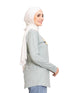 Aqua Foam Printed Long - Sleeve Design 41 - Khotwh